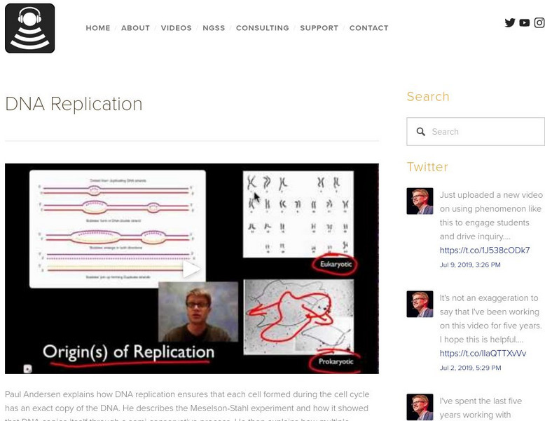 Bozeman Science: Dna Replication Instructional Video Bozeman Science: Dna Replication Instructional Video