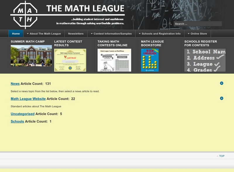 The Math League: Surface Area Graphic The Math League: Surface Area Graphic