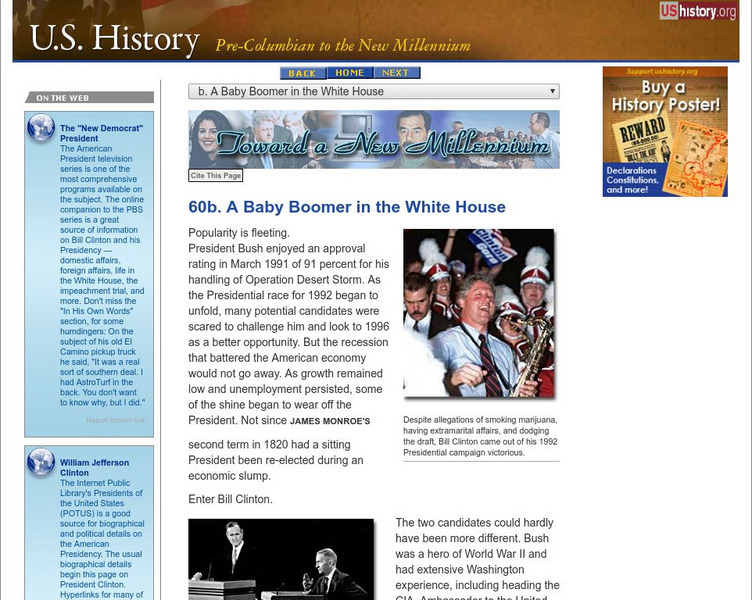 U.s. History: A Baby Boomer in the White House Website U.s. History: A Baby Boomer in the White House Website