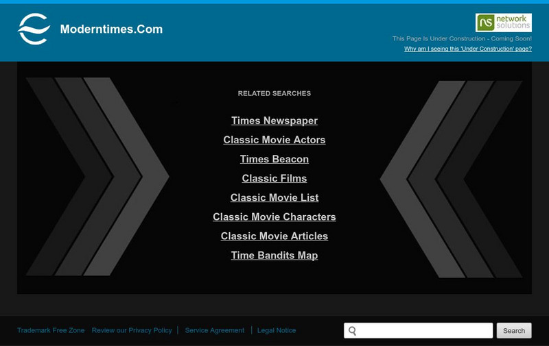 Modern Times: Huac and the Censorship Changes Website Modern Times: Huac and the Censorship Changes Website