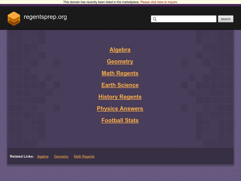 Regents Exam Prep Center: Moles & Stoichiometry: Moles Resource Website