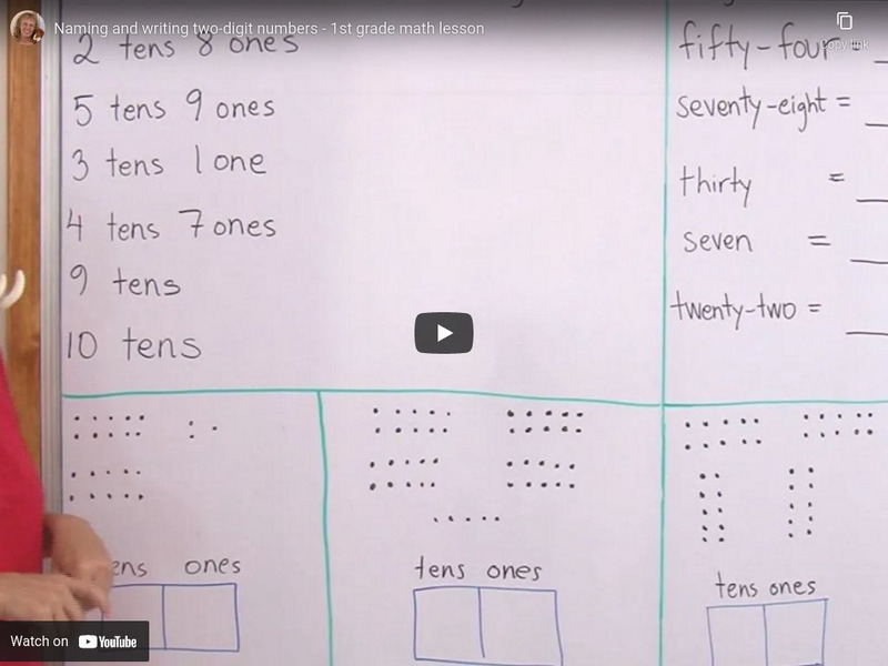 Math Mammoth: Naming and Writing Two Digit Numbers Instructional Video Math Mammoth: Naming and Writing Two Digit Numbers Instructional Video