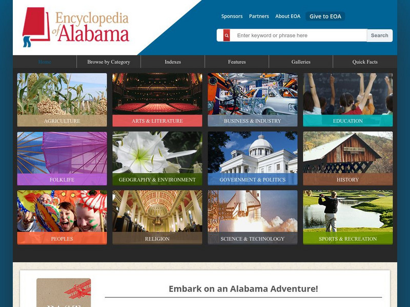 Encyclopedia of Alabama Handout