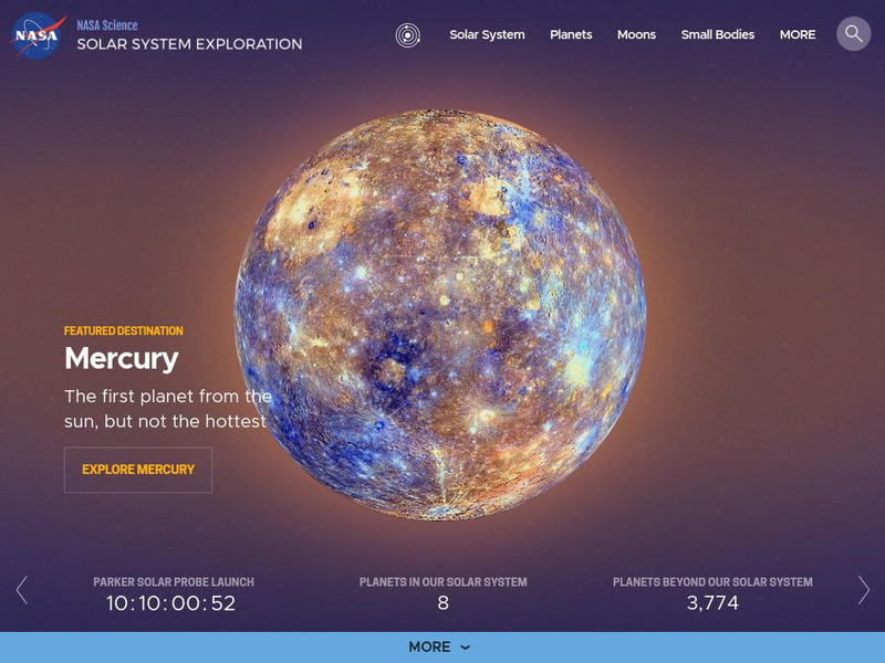 Nasa: The Planets Mercury Website Nasa: The Planets Mercury Website