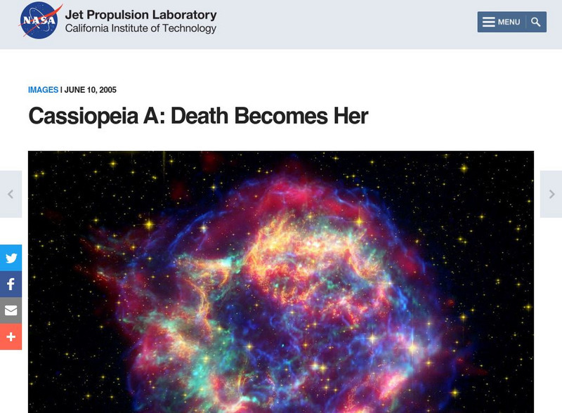 Nasa: Cassiopeia A Website Nasa: Cassiopeia A Website