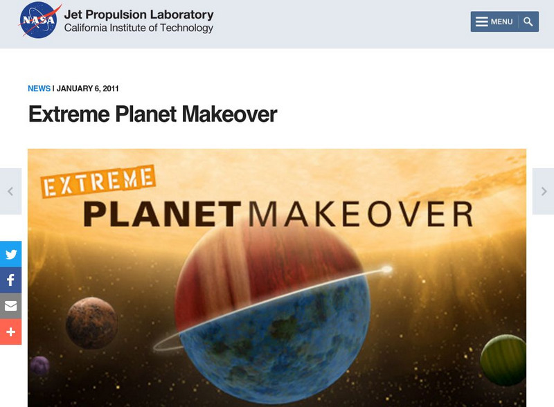 Nasa: Planet Quest: Extreme Planet Makeover Activity Nasa: Planet Quest: Extreme Planet Makeover Activity