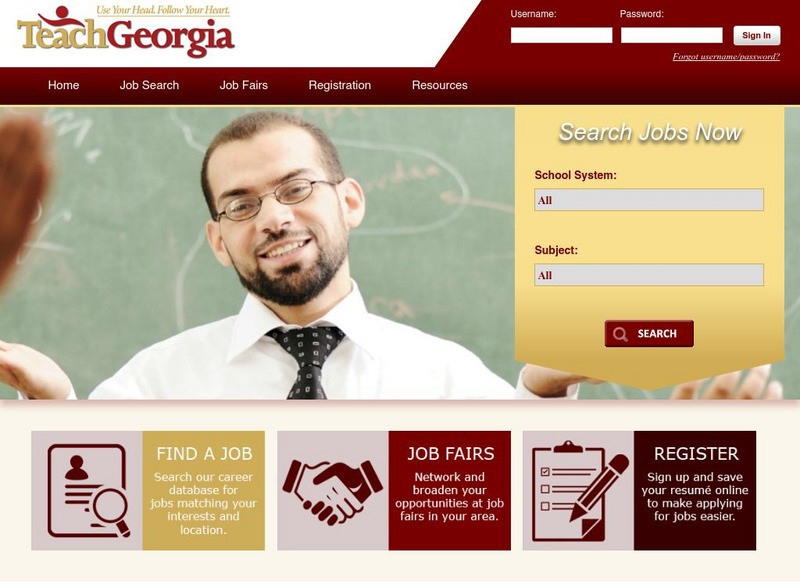 Teach georgia.org: Georgia Teaching Jobs Website Teach georgia.org: Georgia Teaching Jobs Website