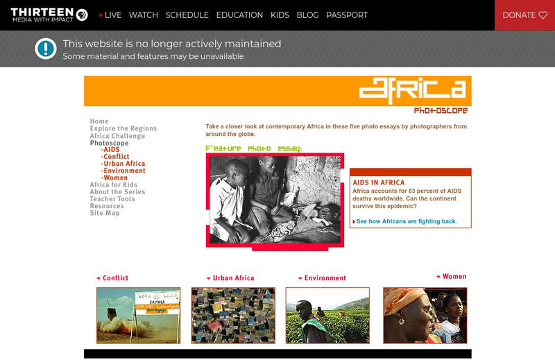 Wnet: Thirteen: Africa Photoscape PPT Wnet: Thirteen: Africa Photoscape PPT