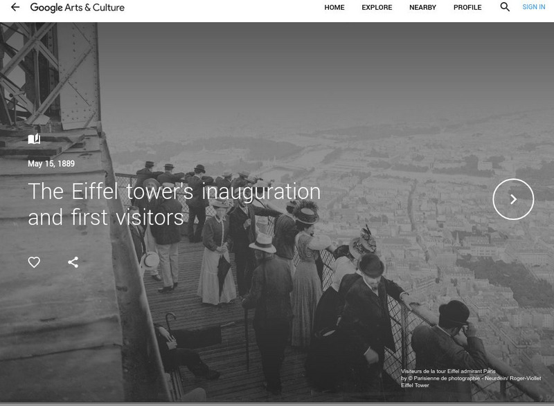 Google Cultural Institute: Eiffel Tower's Inauguration and First Visitors PPT Google Cultural Institute: Eiffel Tower's Inauguration and First Visitors PPT