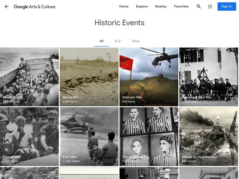 Google Cultural Institute: Historic Moments Graphic Google Cultural Institute: Historic Moments Graphic