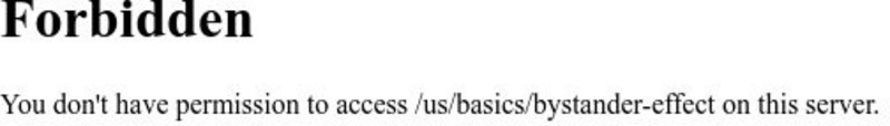 Psychology Today: Bystander Effect Website Psychology Today: Bystander Effect Website