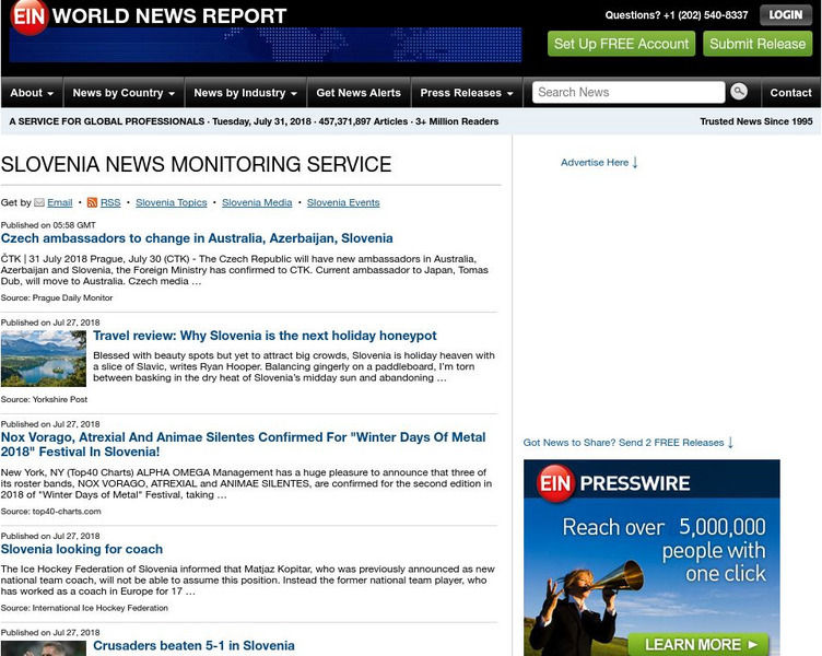 Ei nnews.com: Slovenia Today Website Ei nnews.com: Slovenia Today Website