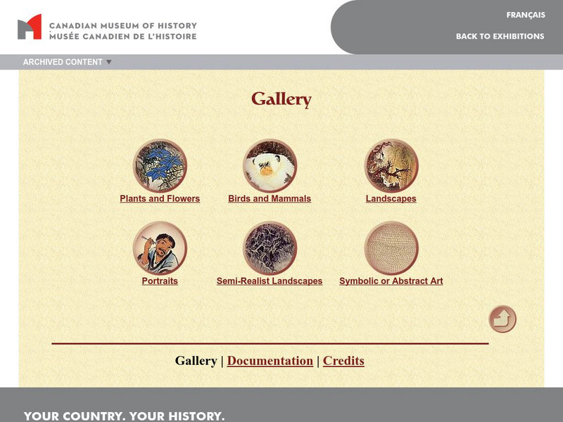 Canadian Museum of History: Gallery Website Canadian Museum of History: Gallery Website