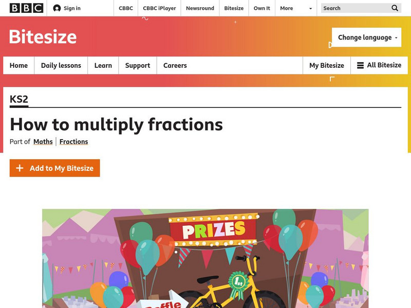 Bbc Schools: Bitesize: How to Multiply Fractions Unknown Type Bbc Schools: Bitesize: How to Multiply Fractions Unknown Type