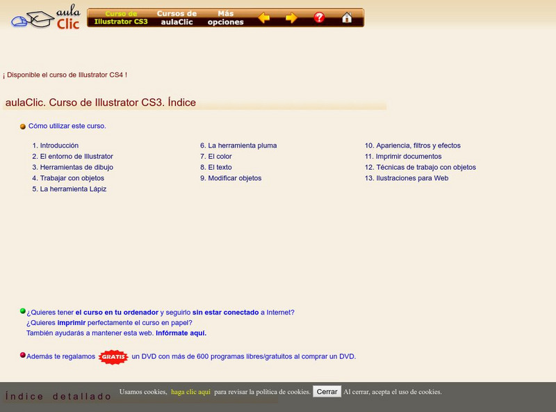Aula Clic: Curso De Illustrator Cs3 Unit Plan