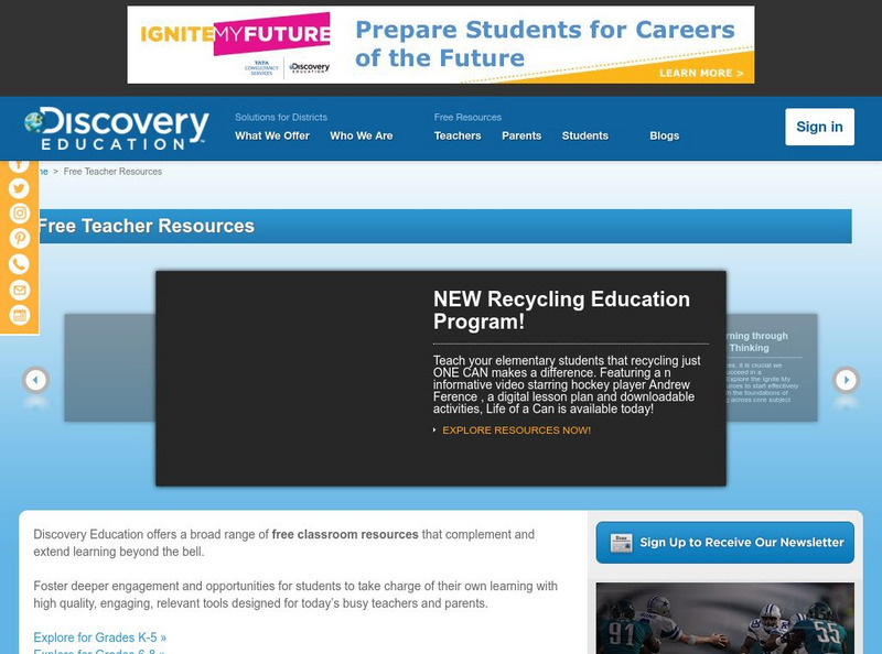 Discovery Education: Make It a Habitat Lesson Plan Discovery Education: Make It a Habitat Lesson Plan