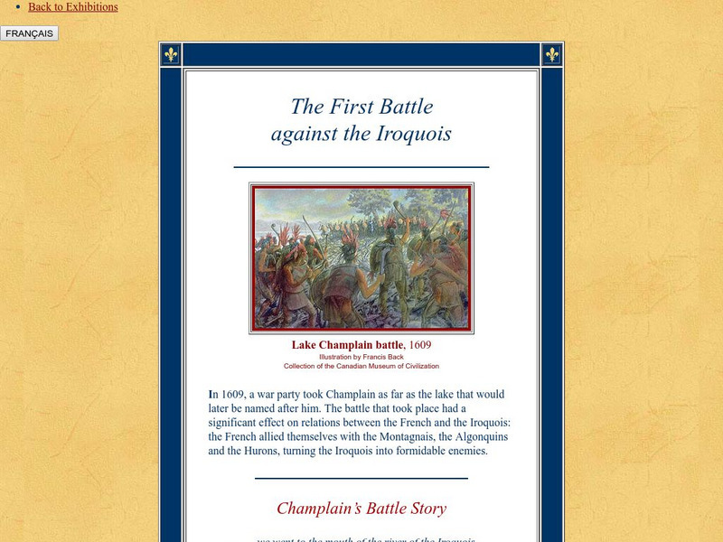 Cmc: The First Battle Against the Iroquois Website Cmc: The First Battle Against the Iroquois Website