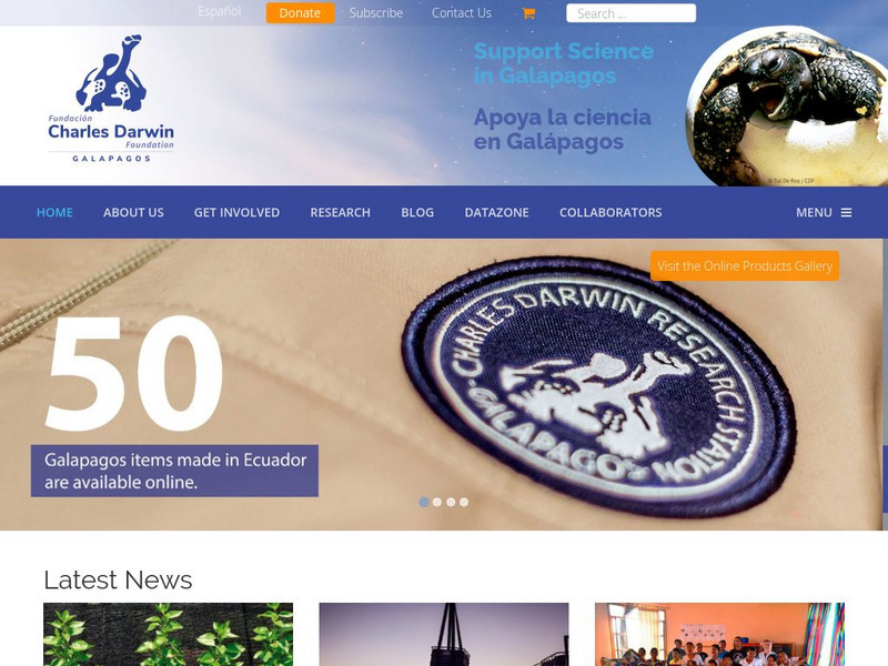 Charles Darwin Foundation Website