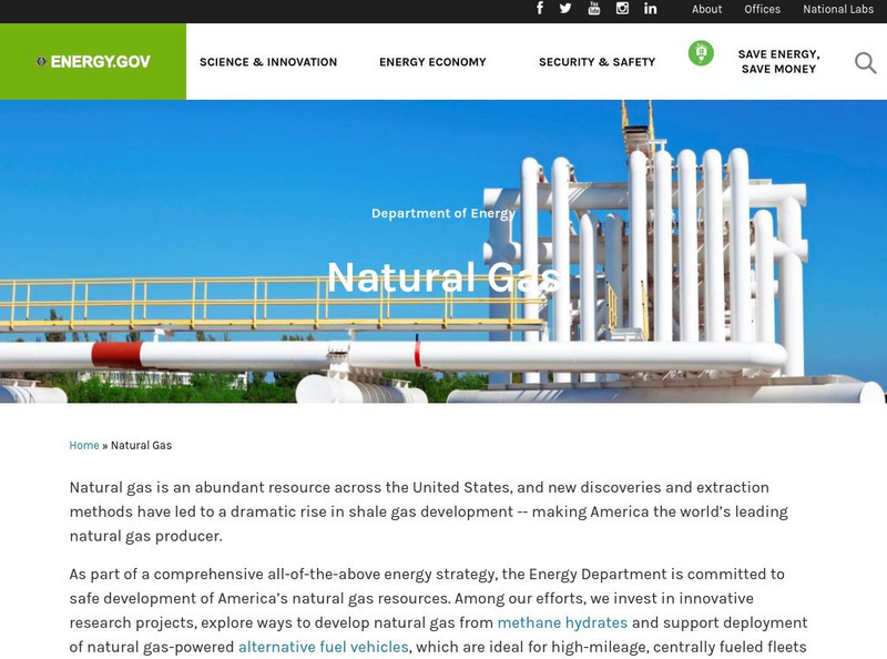 Department of Energy: Natural Gas Website Department of Energy: Natural Gas Website