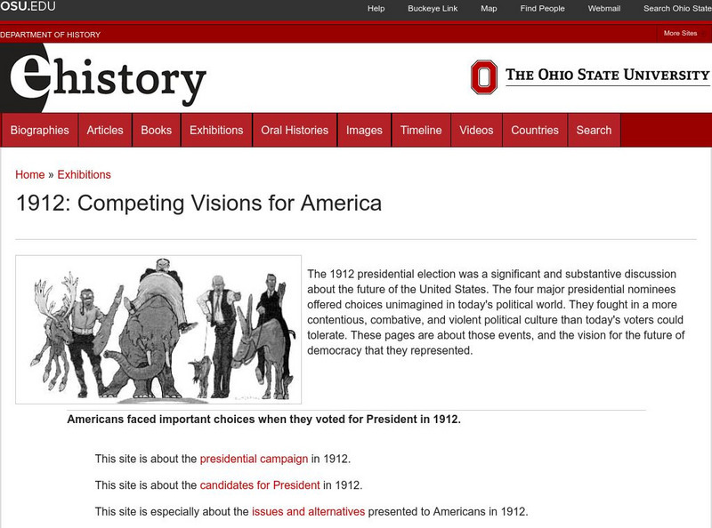 E History: 1912: Competing Vision for America Website E History: 1912: Competing Vision for America Website