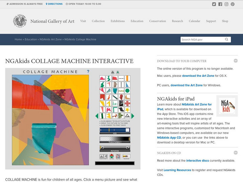 National Gallery of Art: Collage Machine Interactive Interactive National Gallery of Art: Collage Machine Interactive Interactive