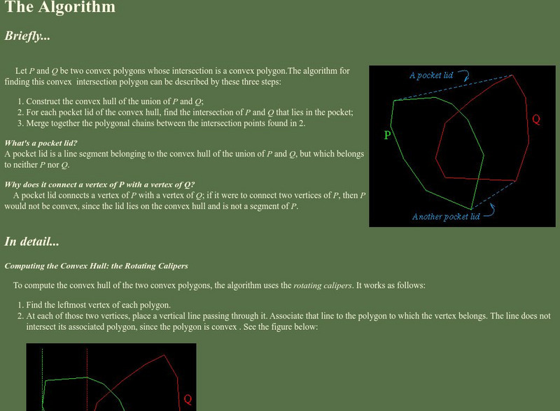 Intersecting Convex Polygons the Algorithm Activity for 9th - 10th ...