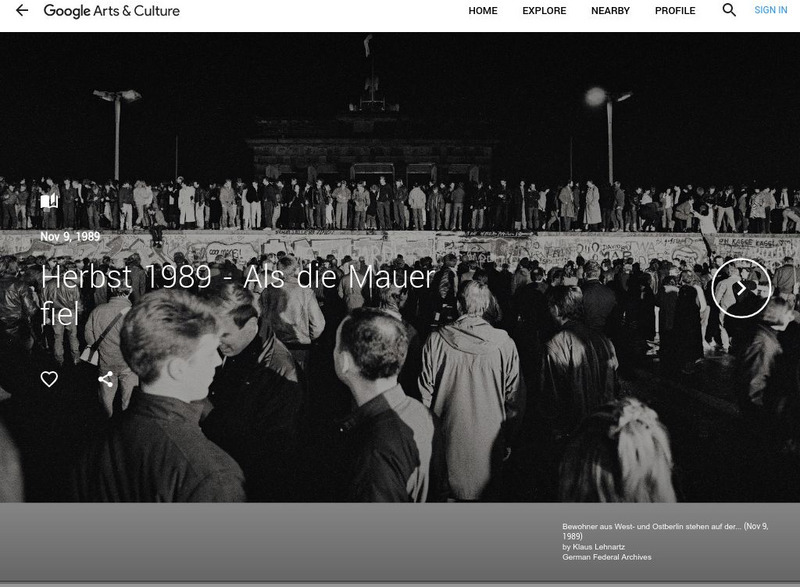 Google Cultural Institute: Herbst 1989 Als Die Mauer Fiel PPT Google Cultural Institute: Herbst 1989 Als Die Mauer Fiel PPT