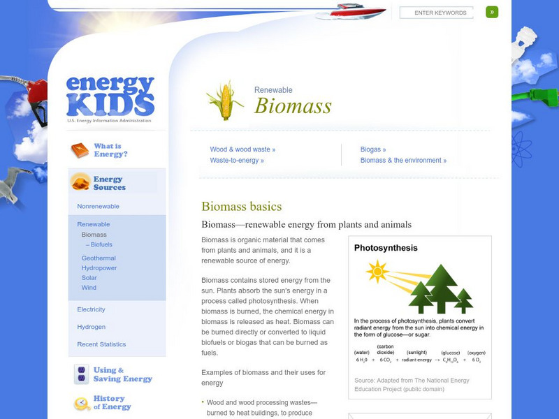 U.s. Eia Energy Kids: Renewables: Biomass Handout U.s. Eia Energy Kids: Renewables: Biomass Handout