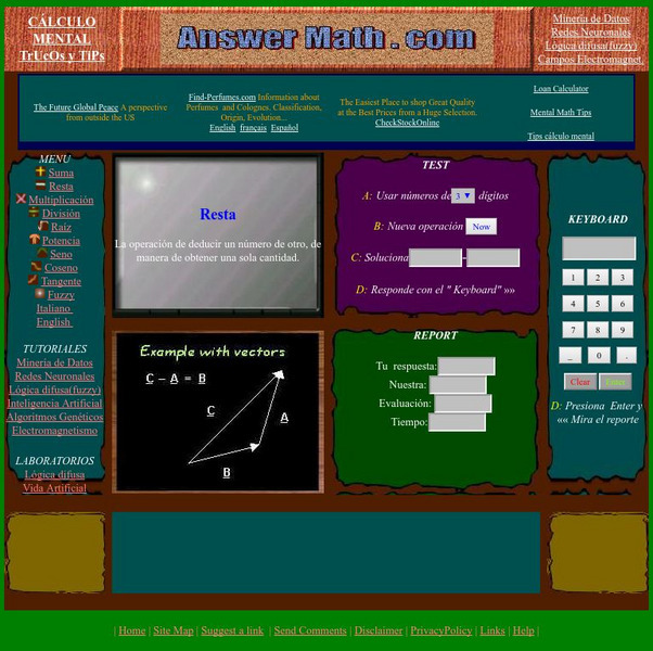 Answermath.com: Resta Interactive Answermath.com: Resta Interactive