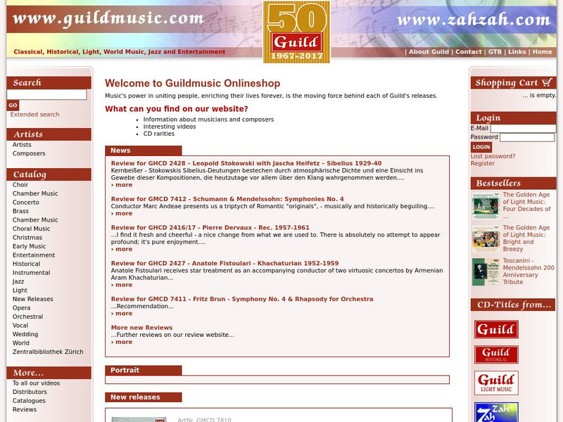 Guild Music: Carl Maria Von Weber Website Guild Music: Carl Maria Von Weber Website