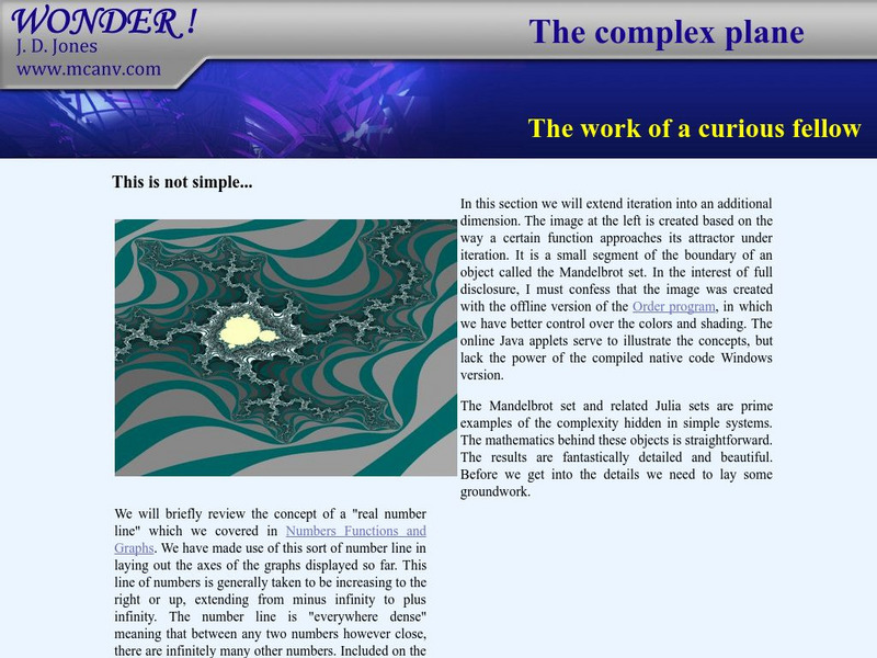 The Complex Plane Graphic The Complex Plane Graphic