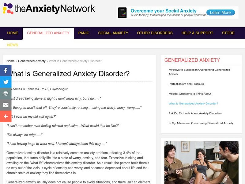 What Is Generalized Anxiety Disorder Professional Doc What Is Generalized Anxiety Disorder Professional Doc