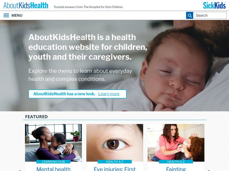 About Kids Health: Trusted Answers From the Hospital for Sick Children Website About Kids Health: Trusted Answers From the Hospital for Sick Children Website