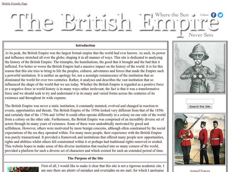 The British Empire Website The British Empire Website