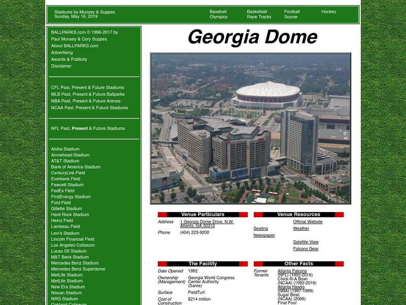 Georgia Dome Website Georgia Dome Website