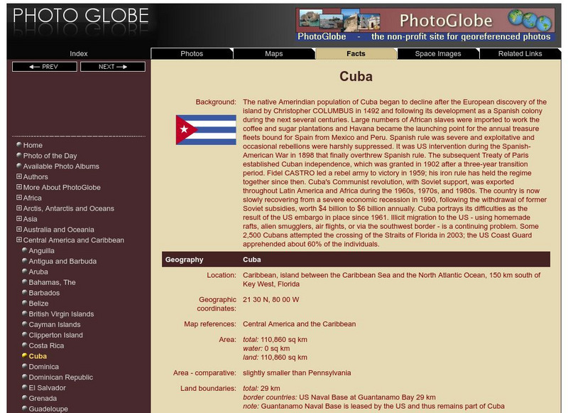 Photo Globe: Cuba Handout Photo Globe: Cuba Handout