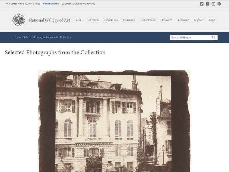 National Gallery of Art: Selected Photographs From the Collection Graphic
