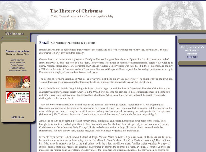 Christmas Traditions in Brazil Activity Christmas Traditions in Brazil Activity