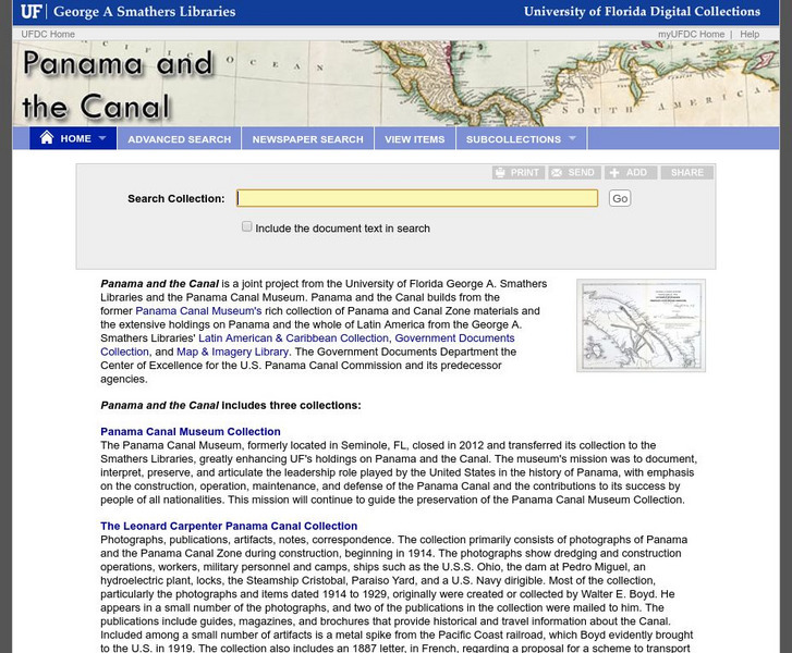 University of Florida: Panama and the Canal Primary University of Florida: Panama and the Canal Primary