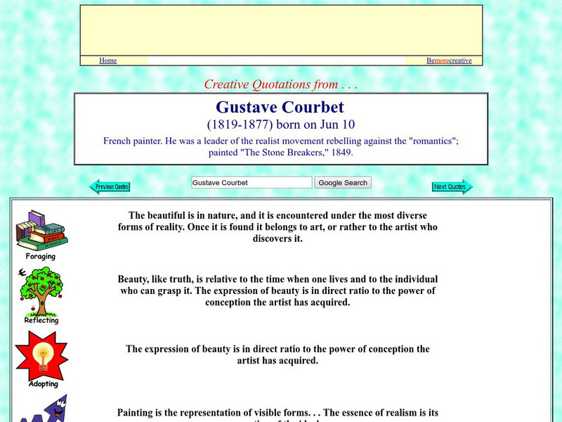 Creative Quotations From Gustave Courbet Website Creative Quotations From Gustave Courbet Website