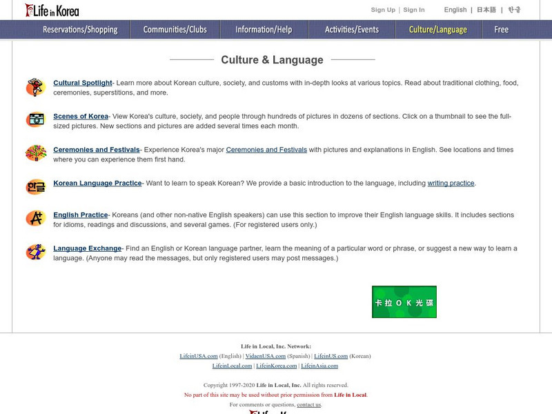 Life in Korea: Culture & Language Handout Life in Korea: Culture & Language Handout