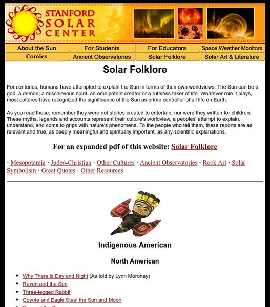 Solar Folklore Website Solar Folklore Website
