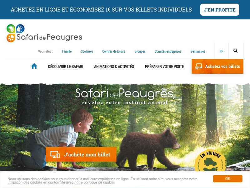 Safari De Peaugres, France Website Safari De Peaugres, France Website