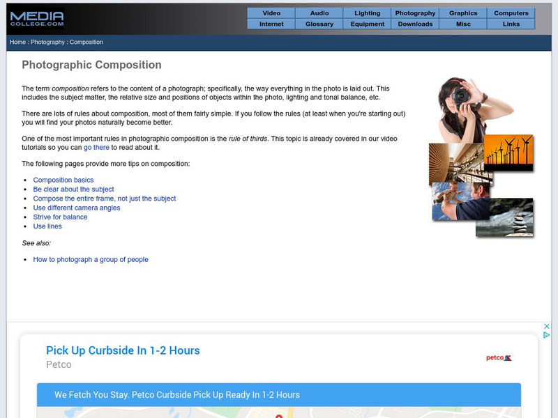 Media College: Photographic Composition Handout Media College: Photographic Composition Handout