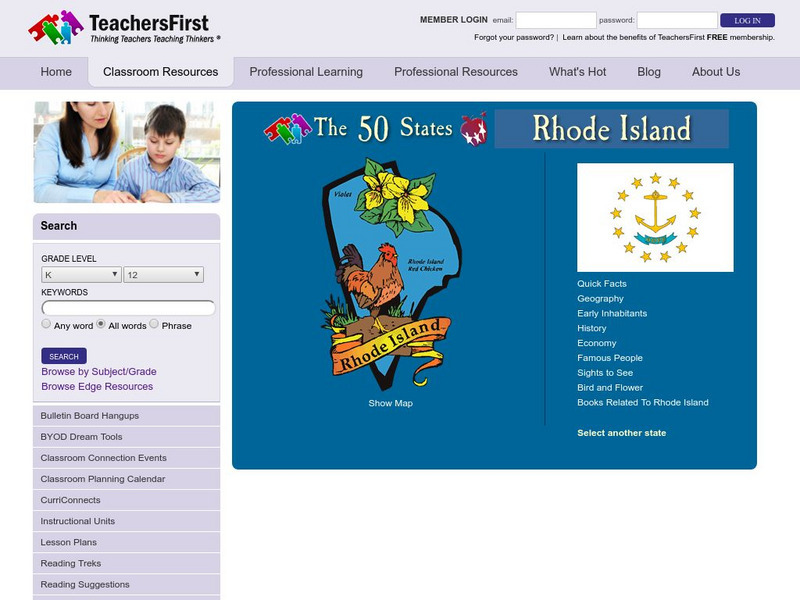 Rhode Island: First Inhabitants Lesson Plan Rhode Island: First Inhabitants Lesson Plan