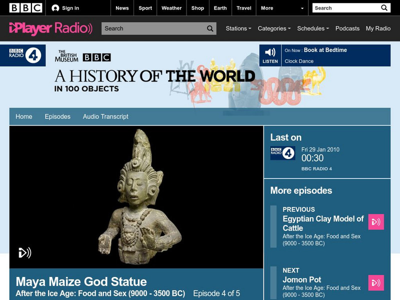 Bbc Podcasts: Episode 9: Maya Maize God Statue 28 Jan 10 Audio