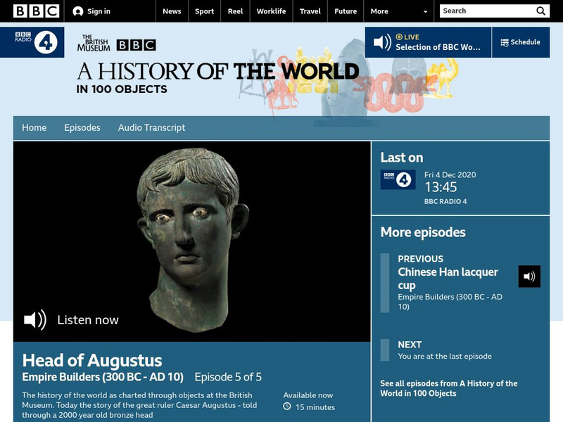 Bbc Podcasts: Episode 35: Head of Augustus 21 May 2010 Audio