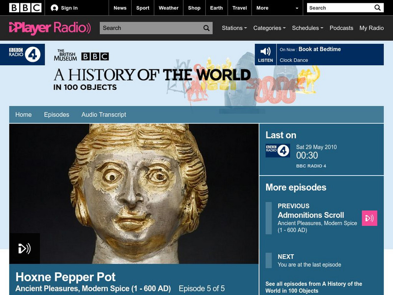 Bbc Podcasts: Episode 40: Hoxne Pepper Pot 28 May 2010 Audio