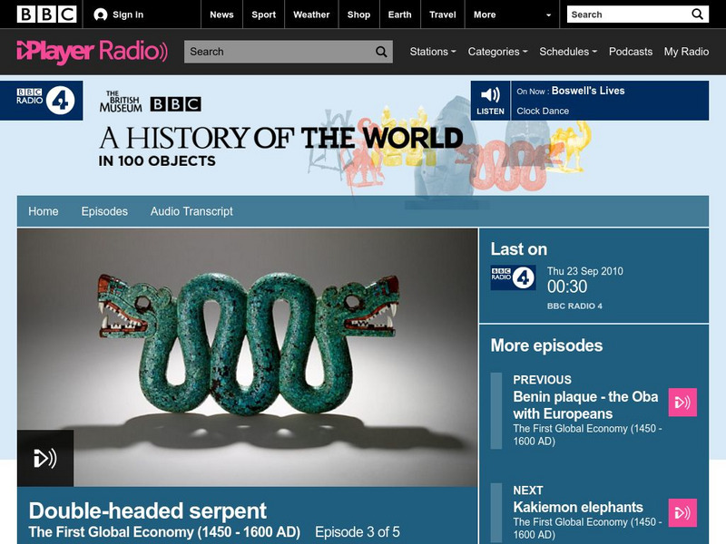 Bbc Podcasts: Episode 78: Double Headed Serpent 22 Sept 2010 Audio Bbc Podcasts: Episode 78: Double Headed Serpent 22 Sept 2010 Audio