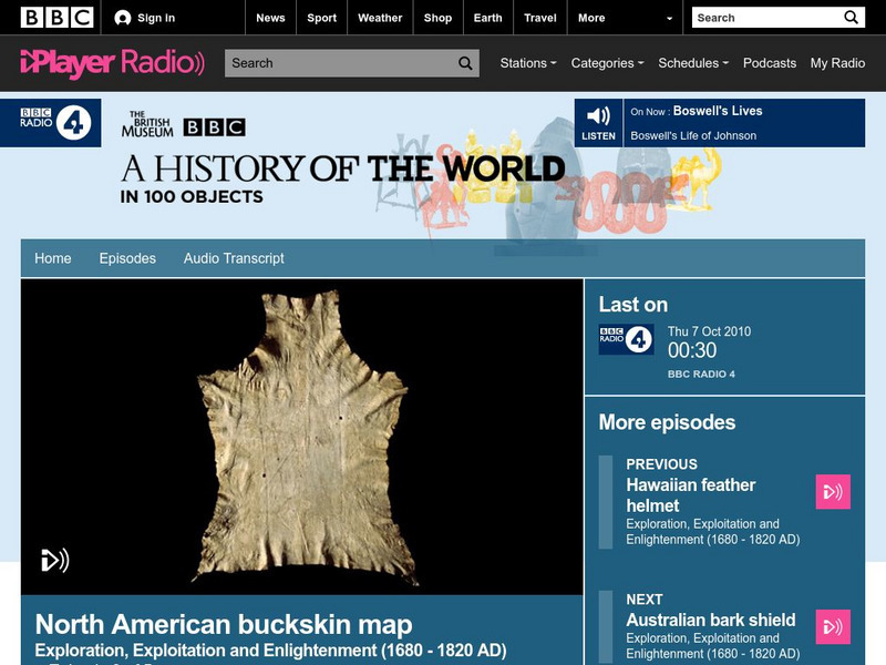 Bbc Podcasts: Episode 88: North American Buckskin Map 6 Oct 2010 Audio